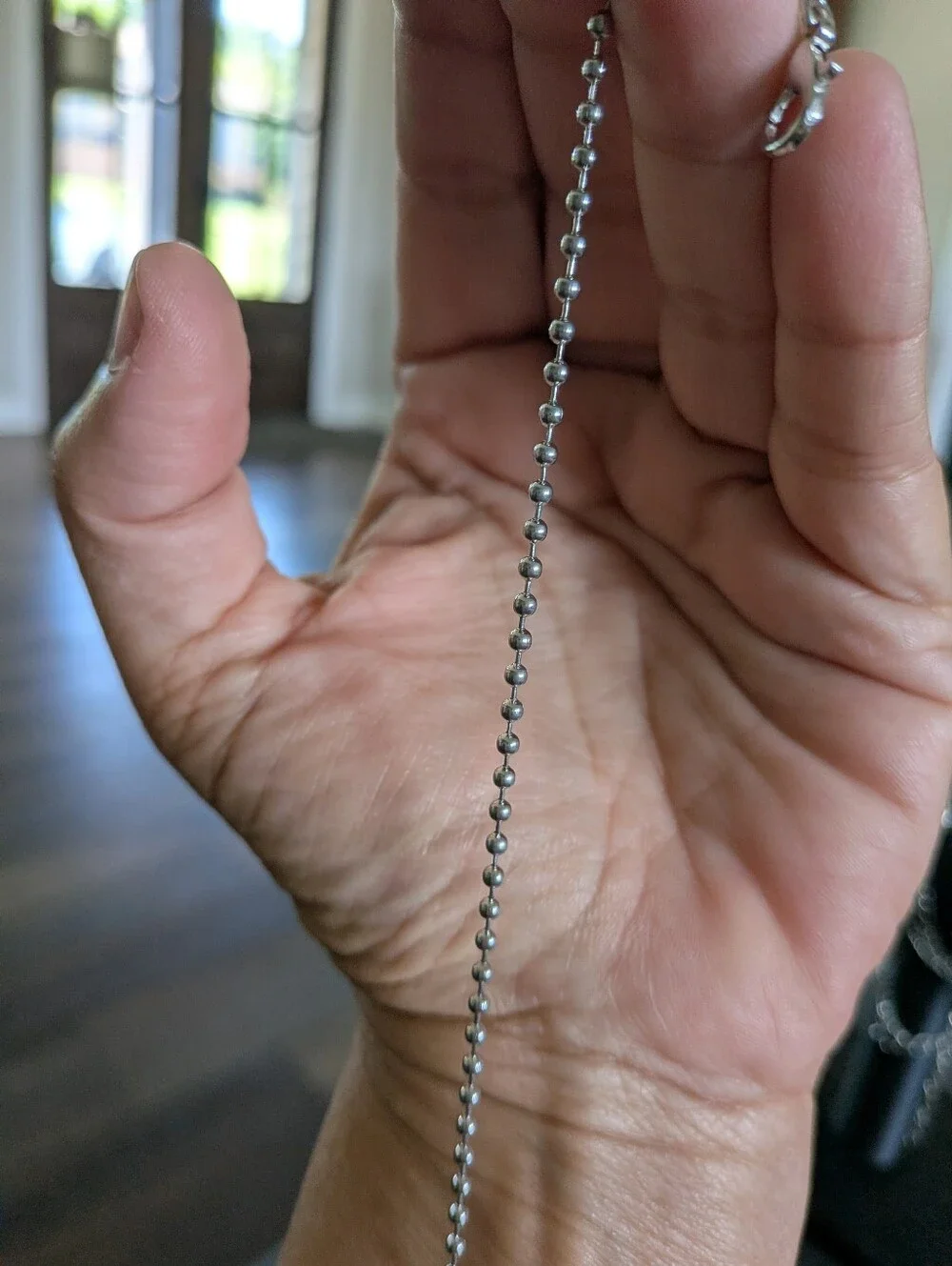 Classic Silver Ball Chain Bracelet - Silver